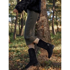 c1096 cami western half middleboots 카미 웨스턴 하프 미들부츠 - BK