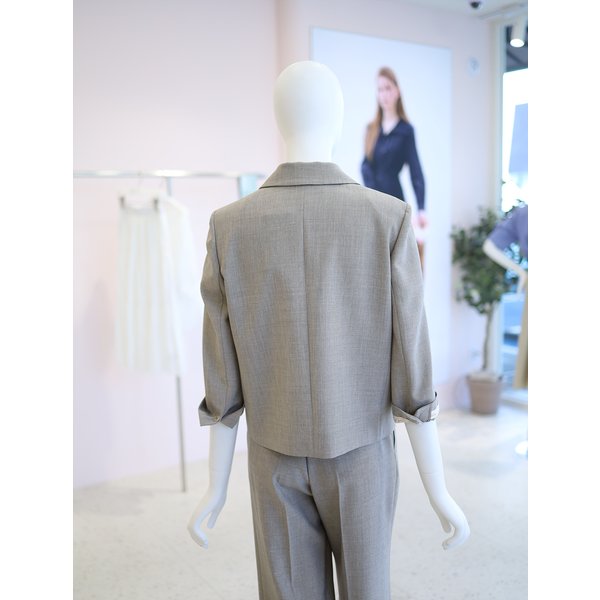 [여주점] 여성 레터링 7부소매 셋업 자켓 YW6MJ100