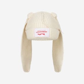 찰스 제프리 러버보이 청키 래빗 비니 에크루 Charles Jeffrey Loverboy Chunky Rabbit Beanie E