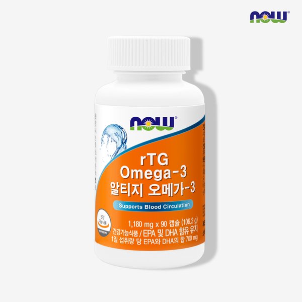 [나우푸드] 알티지 오메가-3 (1,180mg x 90캡슐)