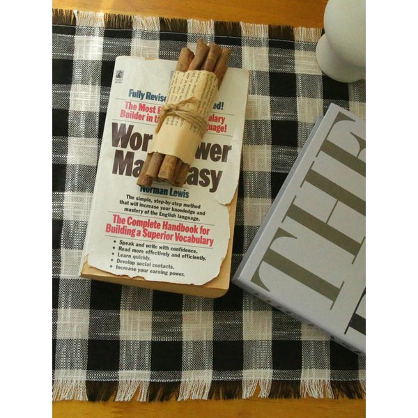 국내제작 린넨느낌 순면 큐브 테이블매트 키친크로스 가전 덮개 커버