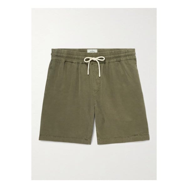 포르투기스 플란넬 독타운 스트레이트 레그 텐셀 드로우스트링 쇼츠 1647597357080493