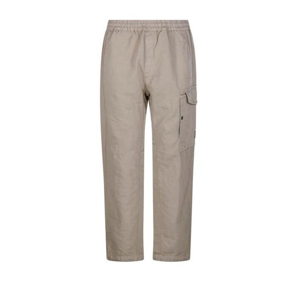 씨피 컴퍼니 코튼 린넨 루즈 팬츠 18CMPA062A 006273G 327 VINTAGE KHAKI DOM
