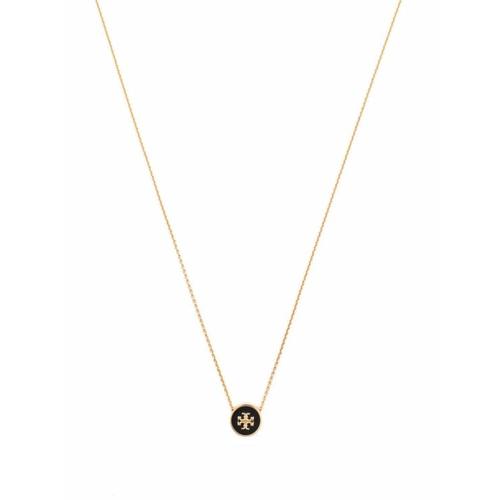 토리버치 키라 에나멜 펜던트 네크리스 90549 720 Gold black