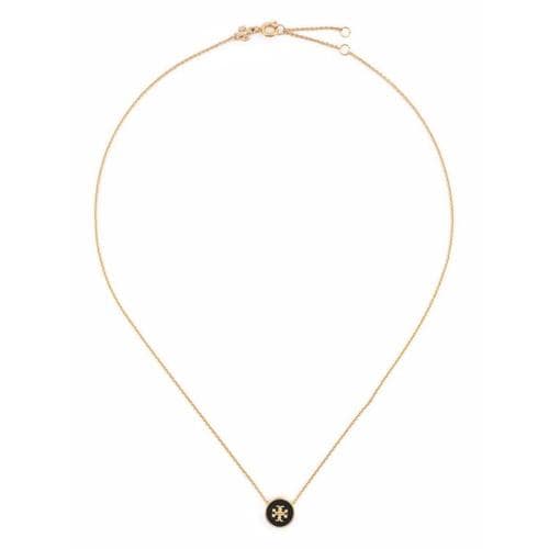토리버치 키라 에나멜 펜던트 네크리스 90549 720 Gold black