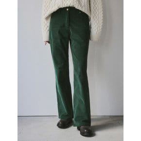 Our Coduroy Semi Wide Pants_CTB508(Green)