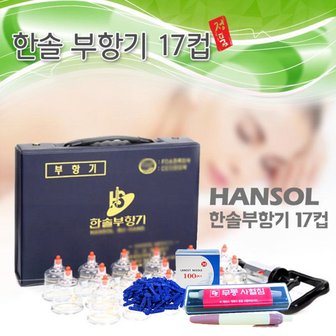  [한솔의료기] 한솔부항기 일반형 17컵+사혈기+란셋100P세트