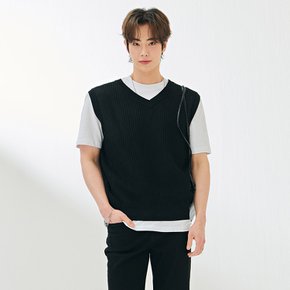 남성 브이넥 베스트 DARK7311B03