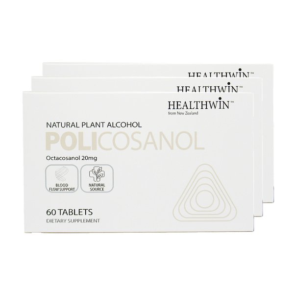 뉴질랜드 헬스윈 폴리코사놀 33.4mg 60정 3개