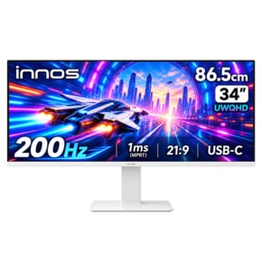 이노스 34WQ200M UWQHD IPS USB-C HDR Ai GEN 게이밍 멀티스탠드 모니터