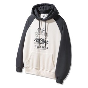 VINTAGE CAR 래글런 오버핏 후드티 AVH274 (3 COLOR)