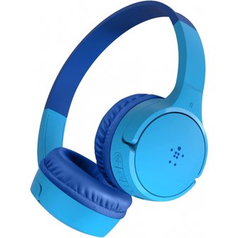  Belkin Bluetooth5.0 SOUNDFORM Mini AUD002btBL 어린이용 무선 헤드폰 헤드셋 통화 마이크 탑재