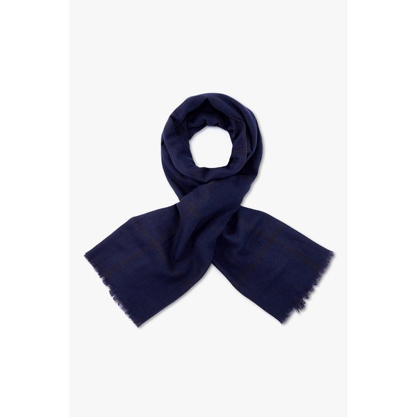 [Y`s] 실크 울 블렌드 체크 스카프 6616190100000