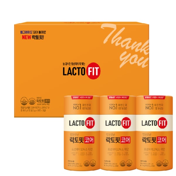 [종근당건강]락토핏 생유산균 코어 선물세트 1세트(6개월분)+쇼핑백
