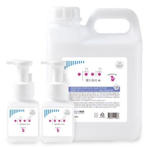 이공이공 핸드워시 본품 4L 1개+300ml 2개5가지향