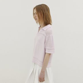 Scasi Short Sleeved Knit_LIGHT PINK