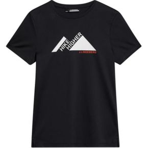 270202 J.LINDEBERG Valeria Graphic T-shirt (AWJT08953-9999) (여성 발레리아 그래픽 티셔츠)