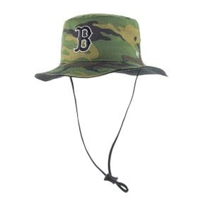 [해외] 47브랜드 1071266 MLB 보스턴 레드삭스 Sarge 카모 Bucket 모자 Green