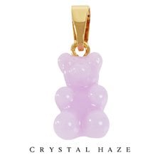 [정품] 크리스탈 헤이즈 Classic Notalgia Bear Pendant - Lavender (CCT-Lavender)