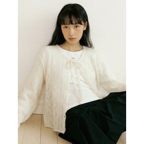 [2color][kidmohair] love tie knit cardigan 232