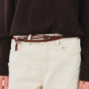 레더 씬 벨트 / LEATHER THIN BELT_2colors