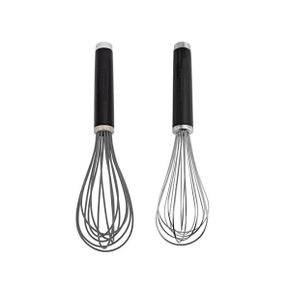 미국 키친에이드 조리도구 KitchenAid Utility and Silicone Whisk Set Of 2 블랙 1450778