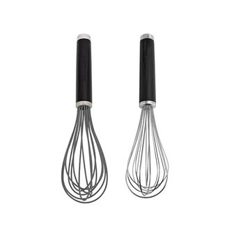  미국 키친에이드 조리도구 KitchenAid Utility and Silicone Whisk Set Of 2 블랙 1450778