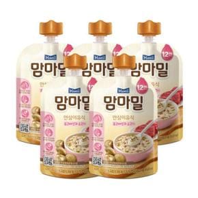 이유식 표고버섯과소고기 100g 5팩  12개월 _P306942237