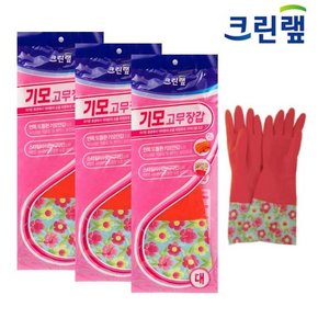 기모 고무장갑 L 3세트
