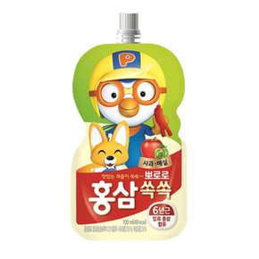 뽀로로 홍삼쏙쏙 사과매실 100ml 20팩