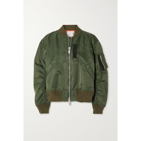 Shell Bomber Jacket 밀리터리 그린