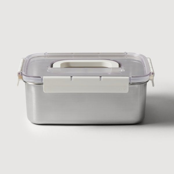 보관이 편리한 스텐 모듈러 밀폐용기 3.3L 화이트 J70N902107500