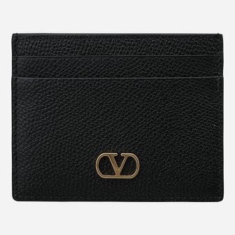 발렌티노 [시흥점] 6S 8W2P0AJ7 SNP 0NO 브이 로고 시그니처 카드 지갑 블랙