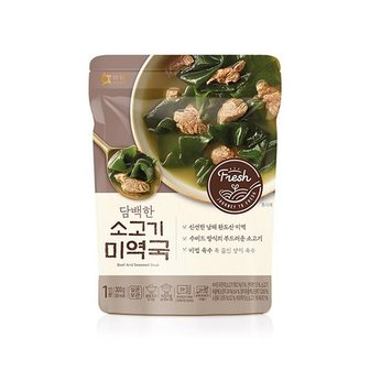  아워홈 담백한 소고기 미역국 300g x 3개 레토르식품 간편식품