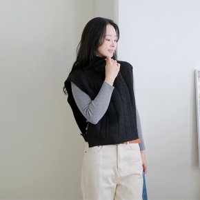[최초가 99,000원][르포엠]블러쉬 울 혼방 케이프 터틀넥 베스트