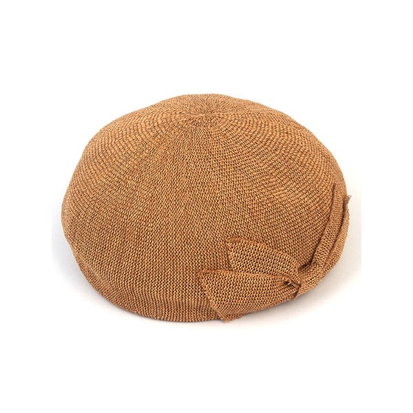 Summer Ribbon Brown Beret 베레모