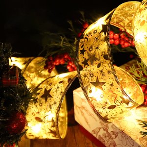 모나코올리브 크리스마스 쉬폰레이스 LED 전구 2M