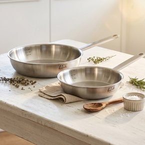 [추가 쿠폰] AMT 316Ti 통5중 프로 소테팬 2종세트(22cm+26cm)