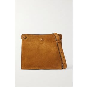 Stowaway Suede Shoulder Bag 브라운