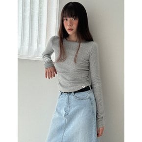 스틸 베이직 긴팔 티셔츠(라운드넥ver.)
