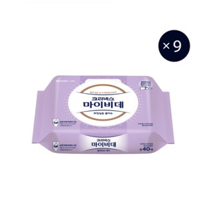 마이비데 비데물티슈 센서티브케어 캡형 40매 9팩