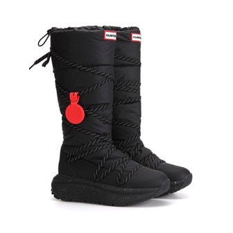 헌터 [WOMEN] 헌터 그립 톨 스노우부츠 - 블랙 UFT7101NYLBLK