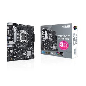 ASUS PRIME B760M-K D4 메인보드 (LGA1700/DDR4/M-ATX) STCOM