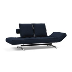 Innovation Living Ghia Sofa Bed 기아 소파 베드 528 믹스 댄스 블루/크롬