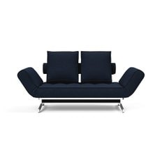 Innovation Living Ghia Sofa Bed 기아 소파 베드 528 믹스 댄스 블루/크롬