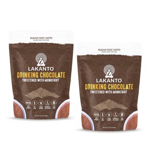 [해외직구] 라칸토 Lakanto 무설탕 드링크 초콜릿 몽크프루트 감미료 케토 283g 2팩
