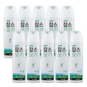 잡스 모기 제로수성에어로솔 500ml x 10개 모기 파리 해충퇴치 살충제 모기약 파리약