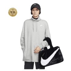 매장정품 나이키 NIKE NSW 인조 퍼 토트백10L FB3050-010 1671951