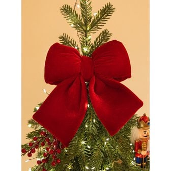 아티파티 벨벳 통통 리본 오너먼트 크리스마스 행잉 장식 데코소품