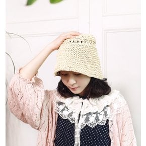 썸머 내추럴 짜임 밀짚 벙거지n511